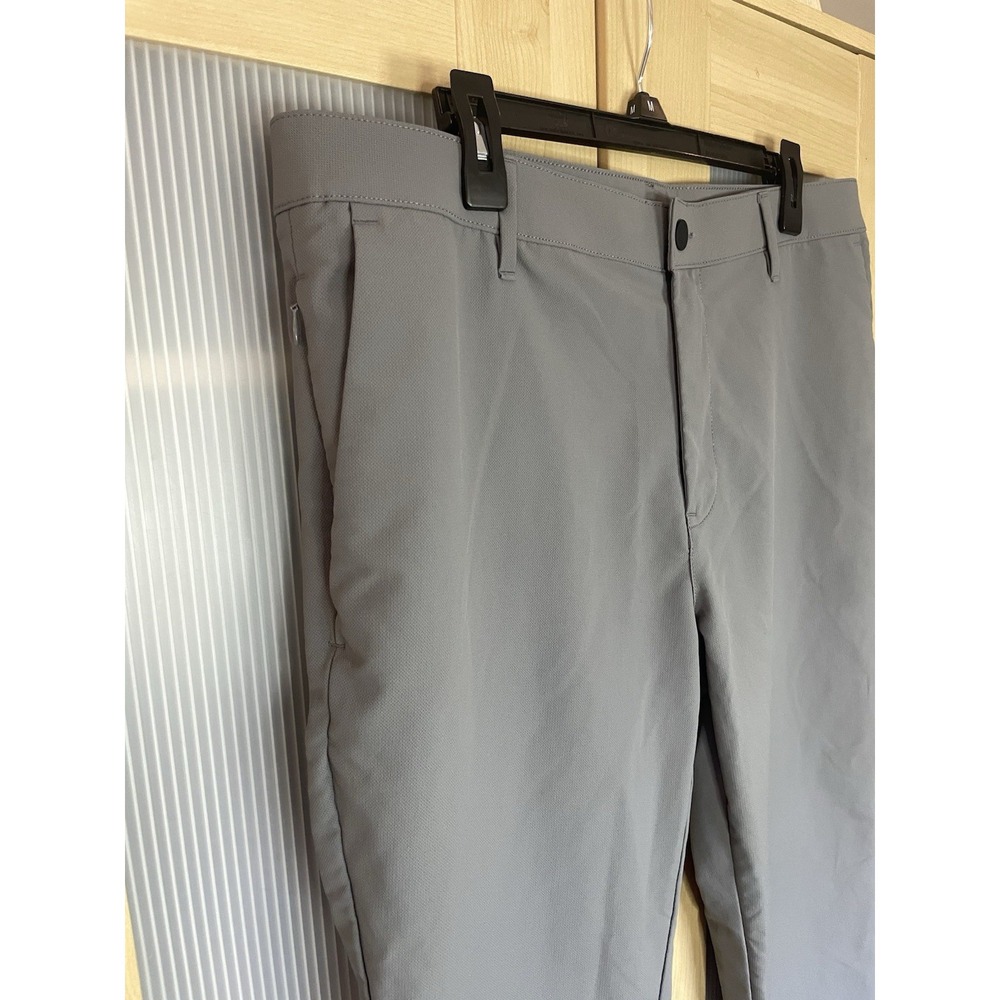 Banana Republic Men's Performance Stretch Golf Casual Office Gray Pants Travel - Picture 3 of 7